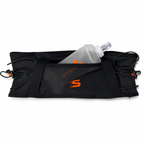 banano all terrain vista trasera con botella strivex soft flask wave 250
