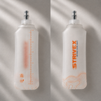 botella soft  flask wave 500 ml vista frontal y trasera