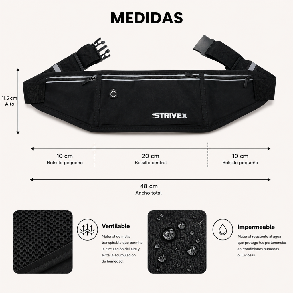 Gráfica de medidas move negro y sus características